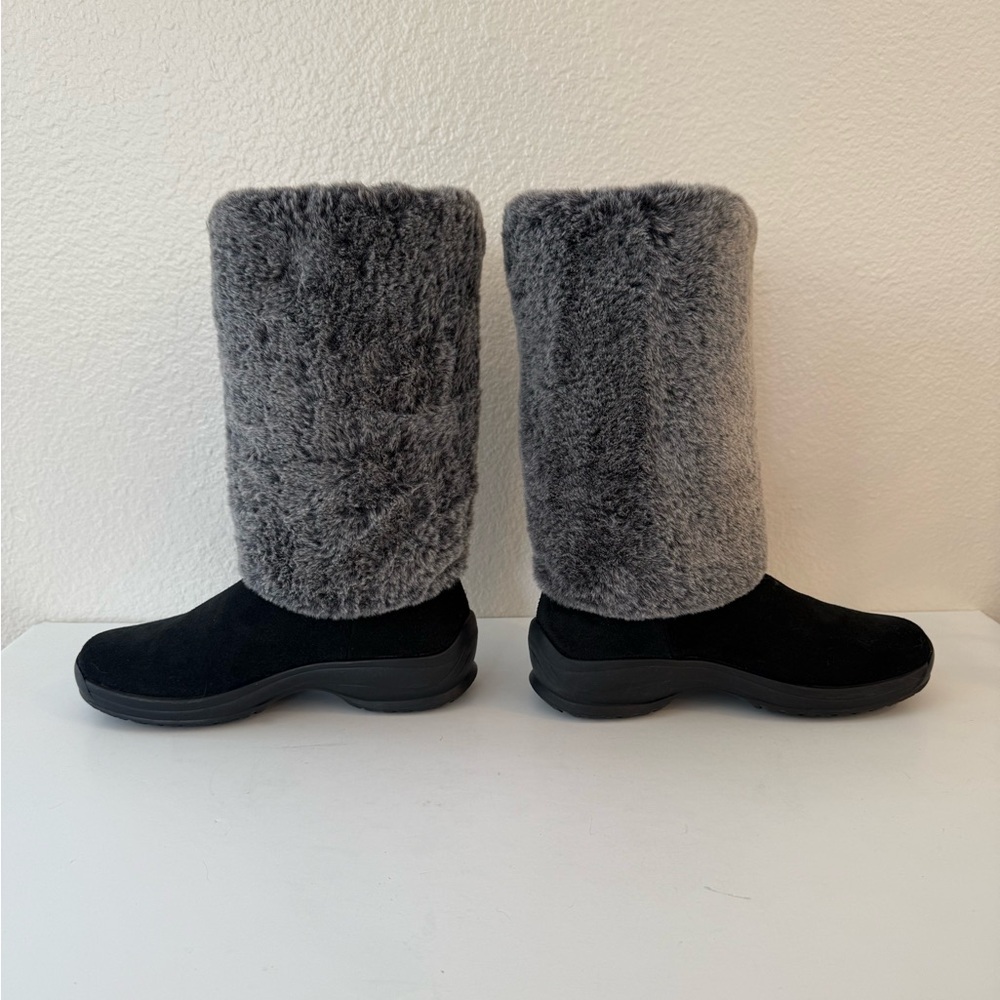 Oscar Sport Suede / Faux Fur Sz 37 NWOT